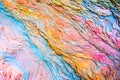 Colourful sedimentary rocks formed by the accumulation of sediments Ã¢â¬â natural rock layers backgrounds, patterns and textures -